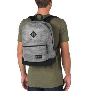 JANSPORT Glitchcore and Y2K Vibes Camo Backpack Super‎ FX High Reflective 25L